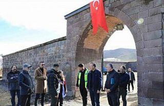 El Aman Hanı restorasyon çalışmaları gözden...