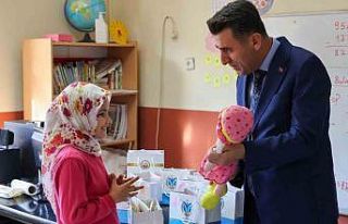 Elif Alpdemir İlkokulunda mutluluk dolu anlar