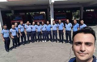 Engelli gencin itfaiye eri olma hayali gerçek oldu