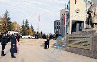 ERÜ’de 10 Kasım Atatürk’ü Anma Töreni gerçekleştirildi