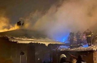 Erzincan’da ev yangını