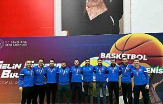 Erzurum emniyeti filede Türkiye üçüncüsü