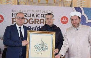 Esenyurt Belediye Başkan Vekili Can Aksoy, 202 hafızın...