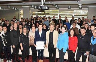 Eski Atlet Semra Aksu MSKÜ’de öğrencilerle buluştu