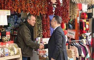 Esnaftan, ziyaretlerine gelen Vali Hüseyin Aksoy’a...