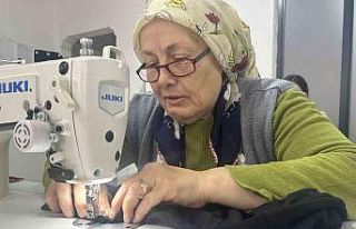 Ev hanımlarının örnek atölyesine iş yağıyor