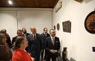 Geleneksel kapı tokmakları sergisi Kent Müzesinde...