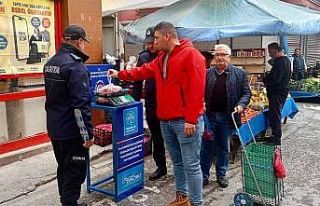 Germencik’te pazar yerlerinde tartı uygulaması...
