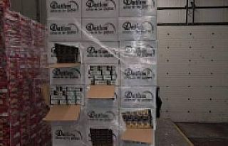 Gofret kutularından sigara çıktı: 26 bin 960 paket...