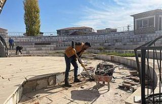 Gölbaşı ilçesinde amfi tiyatro yenileniyor