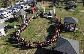 Gönüllüler hem eğlendi hem de öğrendi