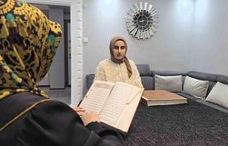 Görme engelli Medine hafızlık belgesini Cumhurbaşkanı...