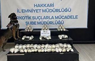 Hakkari’de 35 kilo metamfetamin ele geçirildi
