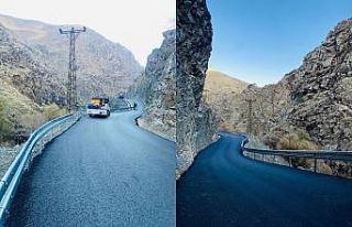 Hakkari’deki tehlikeli yollara çelik bariyerli...