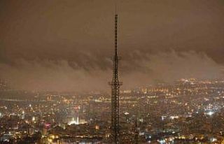 Harput’ta kar ve sis kartpostallık görüntüler...