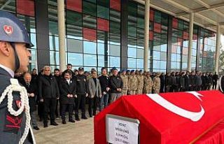 Hayatını kaybeden uzman çavuş için tören düzenlendi