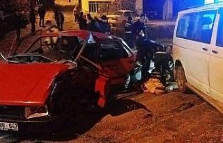 Hisarcık’ta trafik kazası: 5 yaralı