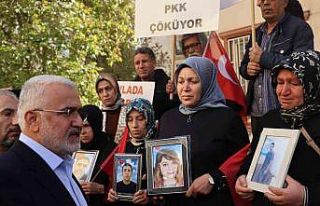 HÜDA PAR Genel Başkanı Yapıcıoğlu, evlat nöbetindeki...