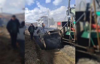 İl Özel İdaresi’nin sıcak asfalt çalışmaları...