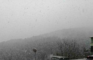 İstanbul’da Aydos Ormanı ve çevresinde kar yağışı...