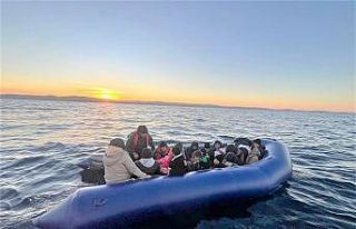 İzmir açıklarında kaçak göçmen yoğunluğu