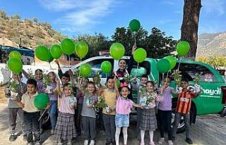 Jandarma ekipleri minik öğrencilere doğa sevgisini...