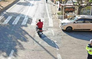 Jandarmadan drone destekli trafik denetimi