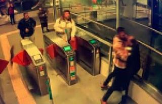 Kadıköy Marmaray’da güvenlik görevlisi tartıştığı...