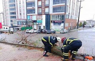 Kahramanmaraş’ta sağanak ve kar yağışı etkili...
