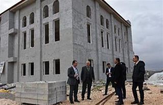 Kampüs Cami inşaatında sona gelindi