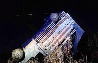 Kamyonet şarampole uçtu: 6 yaralı