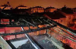 Karaman’da 2 katlı binanın çatı katında korkutan...