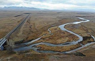 Kars’taki mendereslerde sonbahar güzelliği