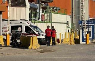 Kartepe’deki fabrikada 2 işçi hastanelik oldu