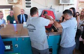 Kemer Belediyesi ‘can dostlara’ mama üretiyor