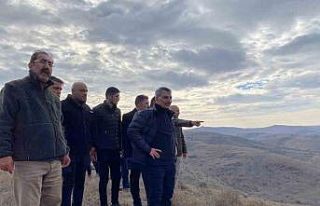 Kerkenes Harabeleri’nde Keykavus Kalesi surlarının...