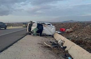 Kilis’te takla atan otomobilde can pazarı: 5 yaralı
