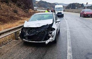 Kırıkkale’de iki otomobil çarpıştı: 1 yaralı