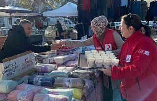 Kızılay’dan esnafa mesir macunlu süt ikramı
