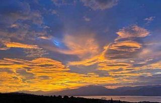 Kocaeli kızıla büründü, görüntü mest etti