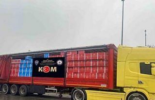 Kocaeli’de 9 milyon 580 bin dal bandrolsüz makaron...