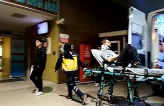 Kontrolden çıkan araç takla attı: 1 yaralı