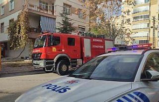 Konya’da apartmanın bodrumunda çıkan yangın...