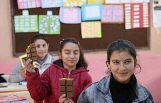 Köy okulu öğrencilerinin Dubai çikolatası hayali...