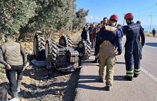 Kullandığı traktörün altında kalarak can verdi