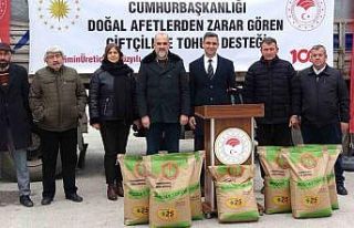 Kütahya’da doğal afetlerden zarar gören 301 üreticiye...