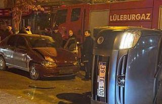Lüleburgaz’da trafik kazası: 1 yaralı