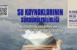 Malatya’da ’Su Kaynaklarının Sürdürülebilirliği’...