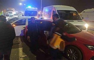 Malatya’da zincirleme kaza: 2 yaralı