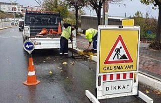 Mazgal ve menfez temizliği yapılıyor